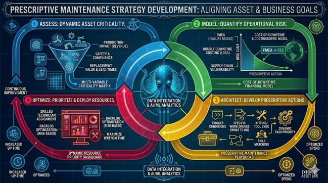 Prescriptive Maintenance Strategy Development Diagram